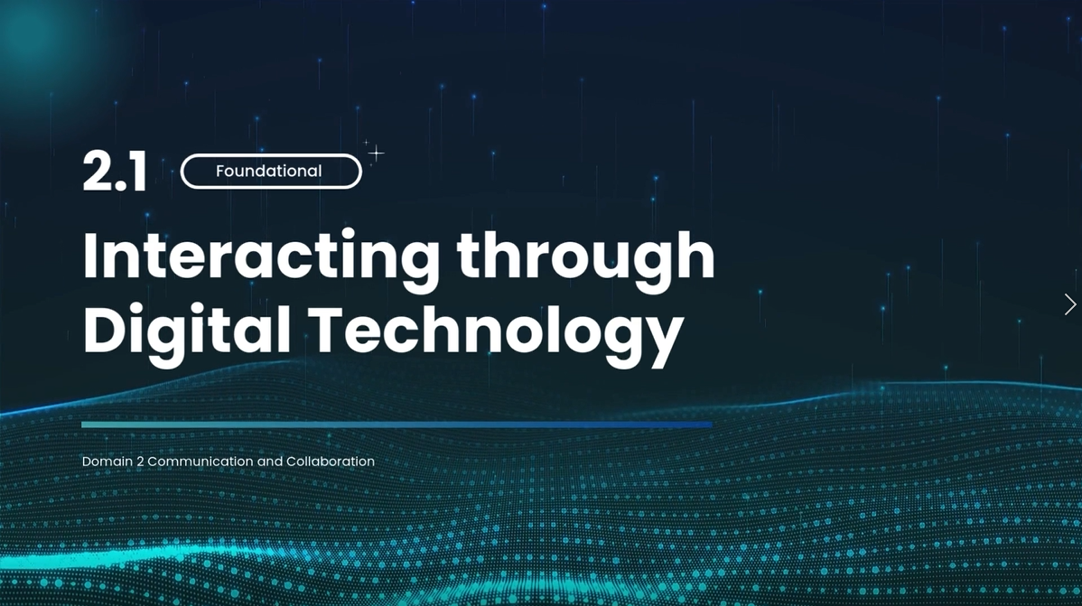 2.2 Collaborating Through Digital Technologies
